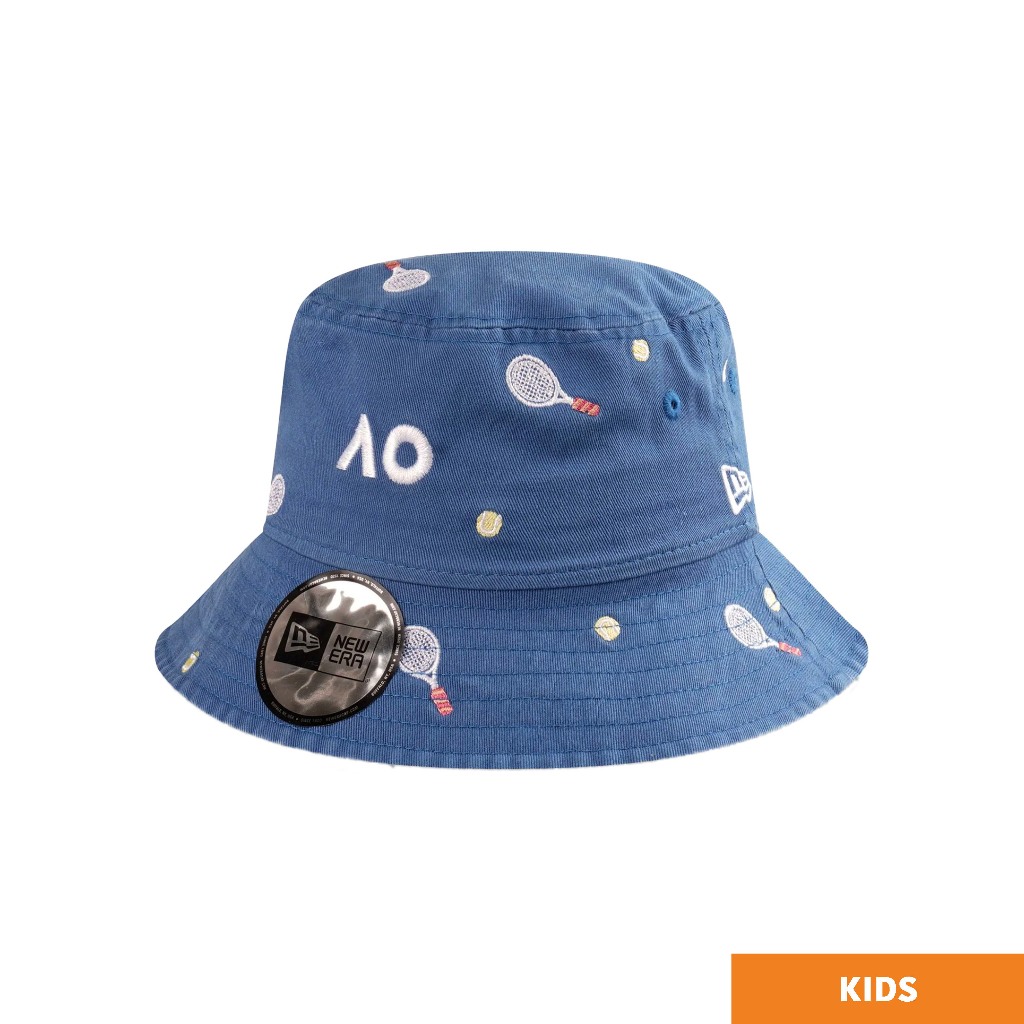 NEW ERA 漁夫帽 童帽 澳網 KIDBUCKET AO25 SSNL 牛仔藍 男童 女童配件