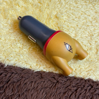 迪士尼 小熊維尼 屁股造型 USB-A車充 車用充電器 點菸器 二手