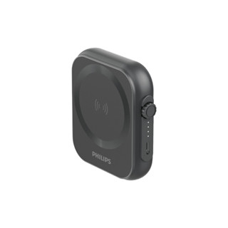 PHILIPS飛利浦 黑金剛磁吸三合一磁吸行動電源 DLP2556Q