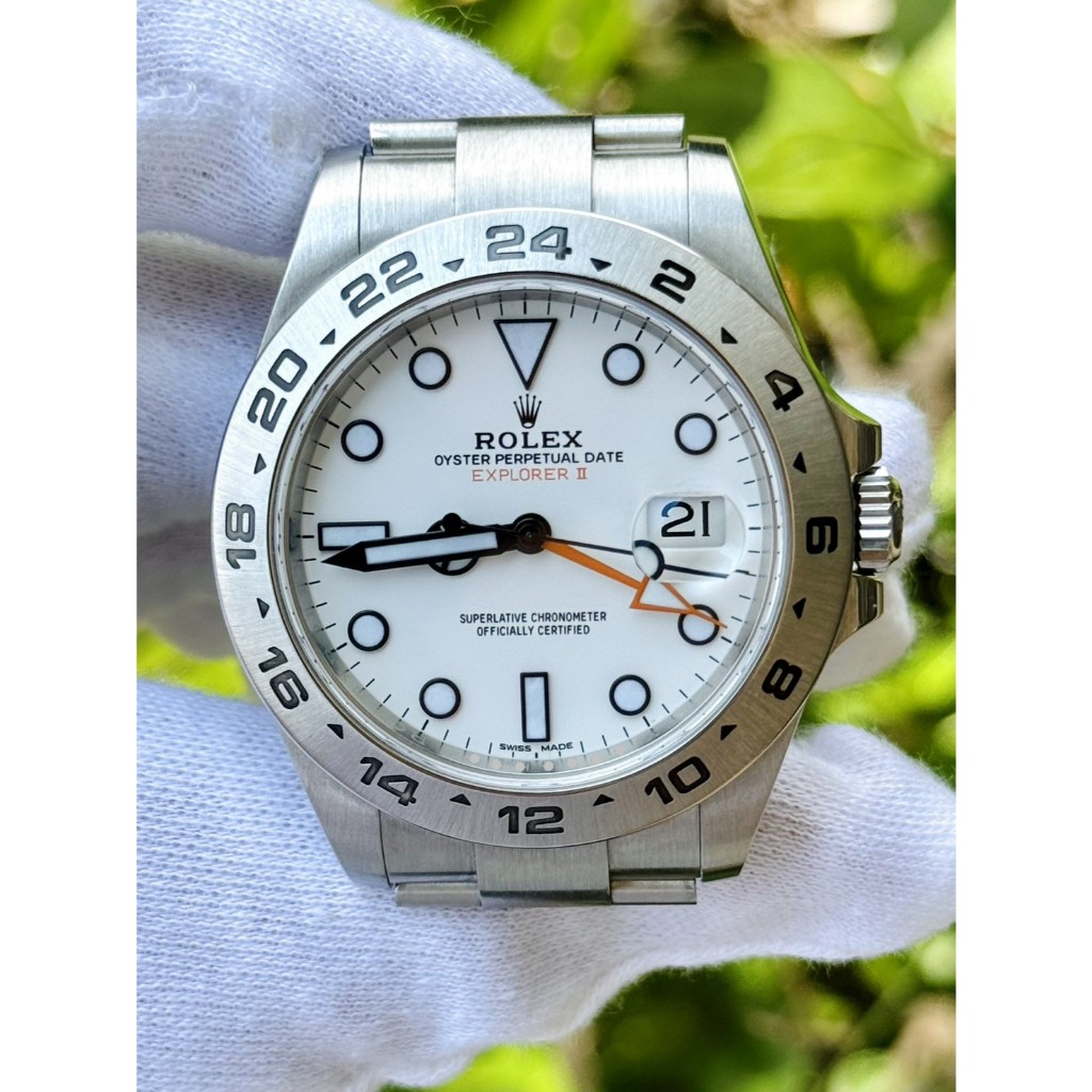 勞力士 ROLEX 型號216570 Explorer II  白探二 錶徑42mm  動力3187  2020/JAN