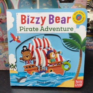 二手童書~英文繪本 Bizzy Bear / Pirate Adventure(互動式繪本 推拉書 操作書)