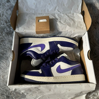 Nike Air Jordan 1 Low 葡萄奶油 奶油底 白紫 DC0774 502
