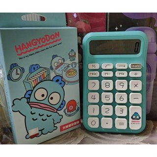 正版﹝Sanrio﹞授權※Hongyodon小水怪/人魚漢頓※【水怪漢頓白色大按鈕鍵造型】桌上型計算機(12位元)