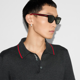 GUCCI｜GG1872SK-001 方形膠框太陽眼鏡【葛洛麗雅眼鏡】