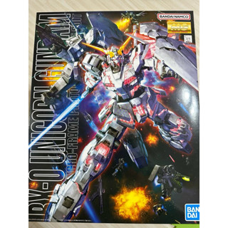 萬代 BANDAI 1/100 MG 獨角獸鋼彈 Unicorn RX-0 1/100 全新 組裝模型