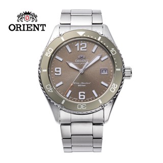 ORIENT 東方錶 Quartz Sports系列 運動風格太陽能腕錶 鋼帶款 咖啡色 RA-WJ0004Y
