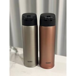 最新中華賓士Mercedes-Benz 聯名日本膳魔師THERMOS 不鏽鋼彈蓋真空保溫瓶保溫杯500ml 銀色/玫瑰金