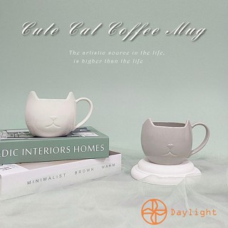【Daylight】貓耳杯 馬克杯 咖啡杯 陶瓷杯 水杯可微波 杯子 情人節禮物 新婚禮 交換禮物