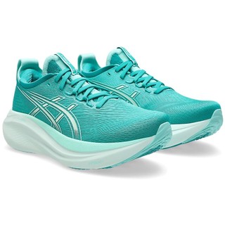 asics 亞瑟士 女鞋 GEL-NIMBUS 27 緩衝型 慢跑鞋 [北方狼] 1012B753