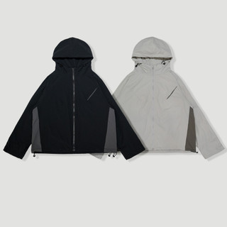【QUEST】現貨 QUEST PIPING TRACK JKT 拼接 抽繩 機能外套 兩色