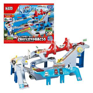 (TOMICA)汽車世界 多美小汽車 變形高速道路組 (酷比樂)