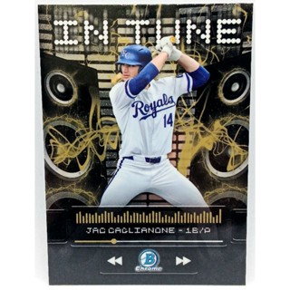 皇家大物 Jac Caglianone 2024 Bowman Draft TOPPS IN TUNE特卡mlb 球員卡