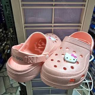 立足運動用品 童鞋 Hello Kitty Sanrio三麗鷗公司貨 輕量洞洞鞋 825809 粉