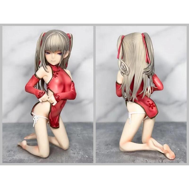 現貨。☆哞哞小舖☆。可全脫 美少女系列 旗袍 愛麗絲 紅衣 可換臉 紳士款 模型 盒裝 港版 約15CM