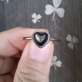 《希晶晶石》黑貝母小愛心戒指 光美 實物拍攝 無修圖無濾鏡 臺灣現貨不用等 快速出貨 滿百元出貨 BEA-B242