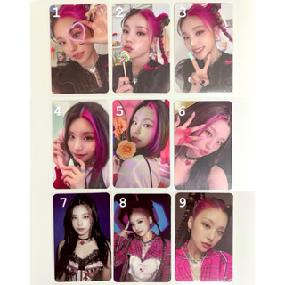 ITZY crazy in love cil loco 專卡 特典 專輯 小卡 官方 女團 禮志 yeji 火龍果志