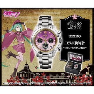 ☆ JB TOYS ☆ 日版 千本櫻 × SEIKO 聯名手錶 附音樂盒 周邊