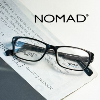 【NOMAD 】法國經典黑貓品牌｜法國製｜霧面咖啡｜玳瑁｜鏡框出清 ｜長方框｜附原廠盒