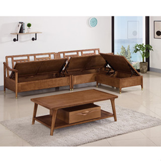 【宏興HOME BRISK】實木L型沙發組 (不含大茶几)，雙北桃園免運費《SB新品25》