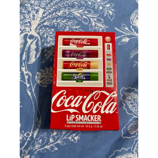 美國 Coca-Cola Lip Smacker Lip Balm 雪碧香草櫻桃可口可樂護唇膏 4 x 4g