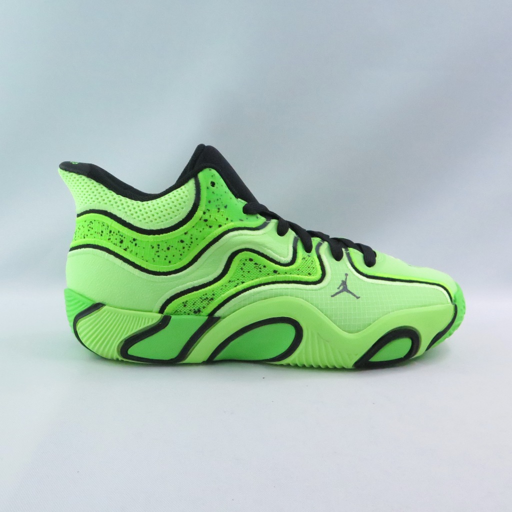 NIKE HV5894300 Jordan Tatum 3 大童 籃球鞋 免綁鞋帶 電子綠【iSport愛運動】
