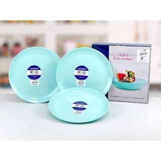 Luminarc 樂美雅 蒂芬尼藍 強化餐具 3件組
