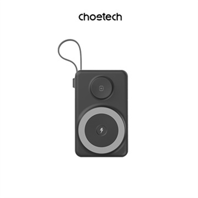 Choetech CT-B695 3合1磁吸快充行動電源(黑色)【家樂福】