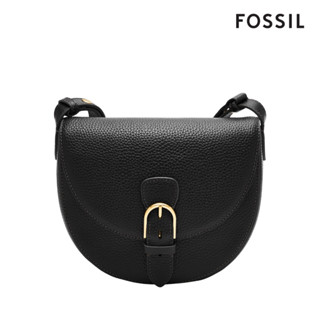 FOSSIL Everleigh 真皮斜背馬鞍包