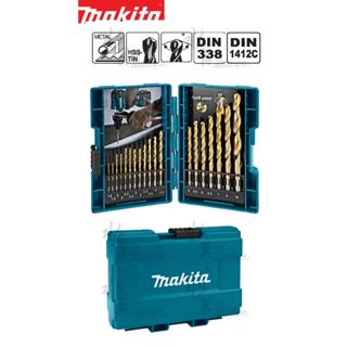 MAKITA D-67527 麻花鑽頭19支套裝組/直柄/高速鋼 19支公制/鍍鈦 /makita/牧田/牧田鑽尾