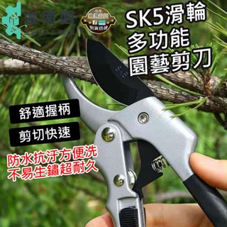 【品質1保證】SK5 滑輪多功能園藝剪刀 剪刀 園藝剪 花藝剪 果樹剪 修枝剪 樹枝剪 園藝工具 多功能 清明節 掃墓