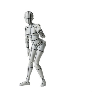 現貨 BANDAI S.H.Figuarts SHF 女性素體 Sports-Edition 線框- 灰色 可動完成品