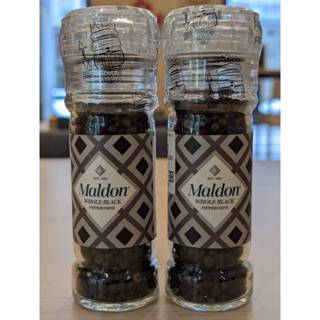 馬爾頓 印度 黑胡椒(研磨罐)-50g MALDON BLACK PEPPER GRINDER 胡椒粒 穀華記食品原料