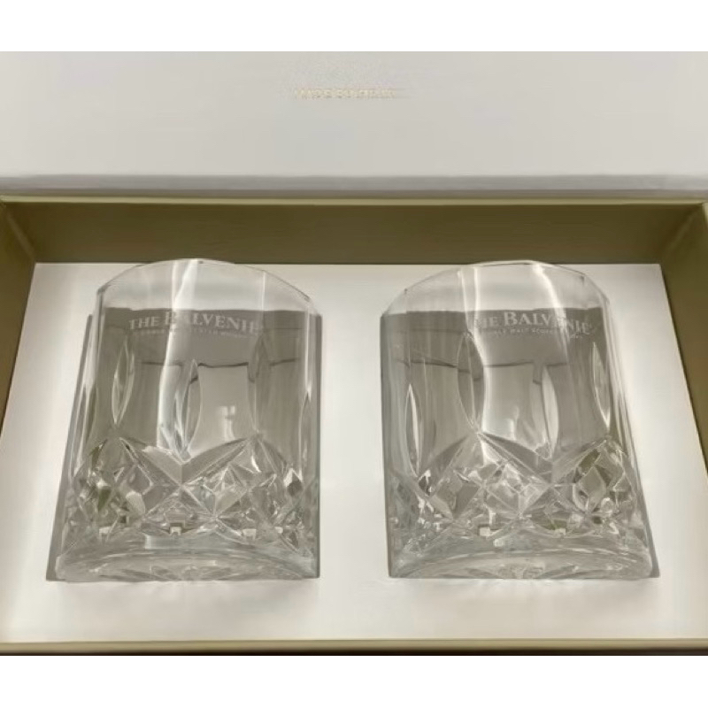 2024 百富x RCR （全新）水晶威士忌杯 2入禮盒組 送禮 自用 威士忌 酒杯 百富