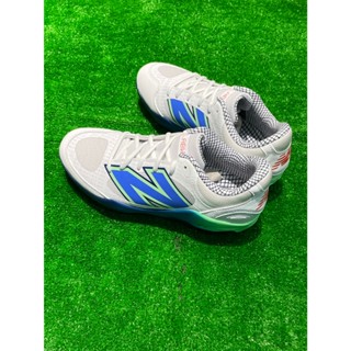 棒球世界全新NEW BALANCEL NB最新款棒球鐵釘鞋 2E L3000IT7特價白螢光藍色