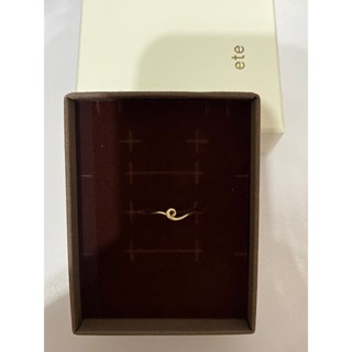 ete 日本輕珠寶 飾品 二手 戒指 K10 ＃13