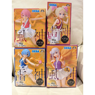《全新現貨》 日版 SEGA Re:從零開始的異世界生活 雷姆 拉姆 艾蜜莉亞 碧翠絲 雷神 公仔 一組不拆售