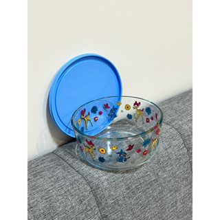Pyrex DISNEY迪士尼 聯名設計 藍色蓋 玻璃保鮮盒組