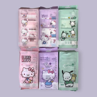 史努比/HELLO KITTY/蠟筆小新多款迷你口袋型手口濕紙巾8包8抽➫外出方便攜帶➫臺灣現貨