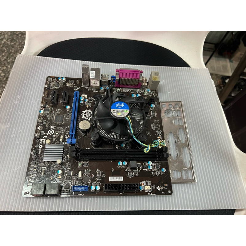 電腦雜貨店～微星H81M-P33 V2 MS-7846主機板 1150腳位 二手良品 $500