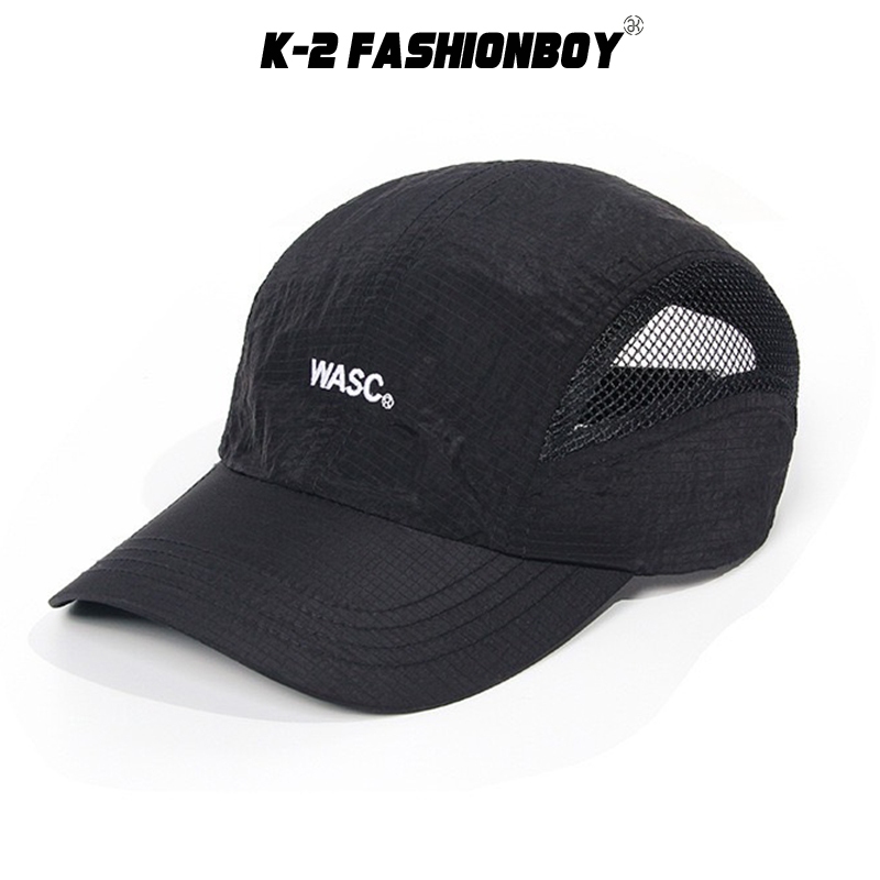 【K-2】小帥帽 WASC 刺繡 速乾 透氣 網眼 老帽 運動帽 露營 棒球帽 帽子 戶外 登山 帽 男女【KM155】