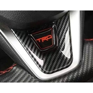 臺灣高品質 TRD 豐田 Corolla cross RAV4 ALTIS 方向盤方控貼片 下V型貼片