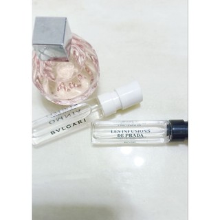 小香（Prada Les Infusions、Bvlgari Omnia)