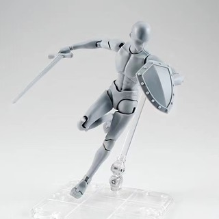 現貨【繪畫素描手辦模型】SHF/2.0素體 關節可動 男女動漫畫人物手辦 人體模型 美術繪畫人偶 素體人偶 【無聲文創】