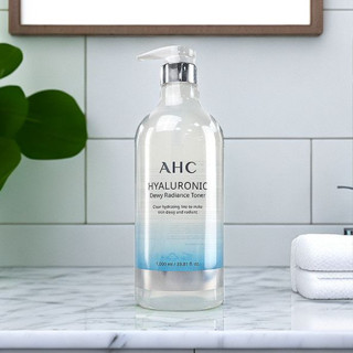 韓國 A.H.C 玻尿酸保濕肌亮化妝水(1000ml) 國民愛用機能水 神仙水 AHC化妝水【小三美日】D754005