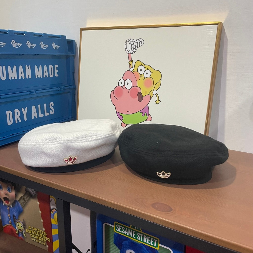 Sugar_tw - 現貨 Adidas Beret 日本新發售 貝雷帽 黑色 白色 JE8352 JF4210