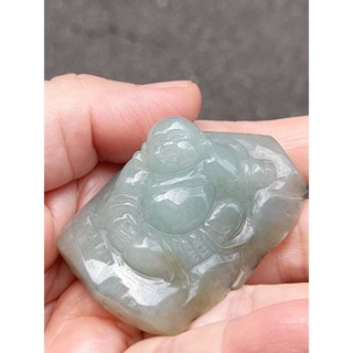 【金龍翡翠】4折~糯冰種【彌勒佛擺件1】天然緬甸玉翡翠a貨