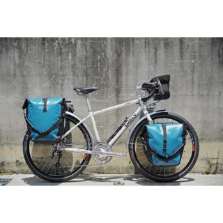 Surly Preamble 白色車架前叉組，城市鋼管車，旅行車