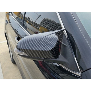 🔥台灣現貨 Altis camry Vios Yaris chr prius 碳纖維 牛角 後視鏡蓋 後照鏡殼 黏貼款