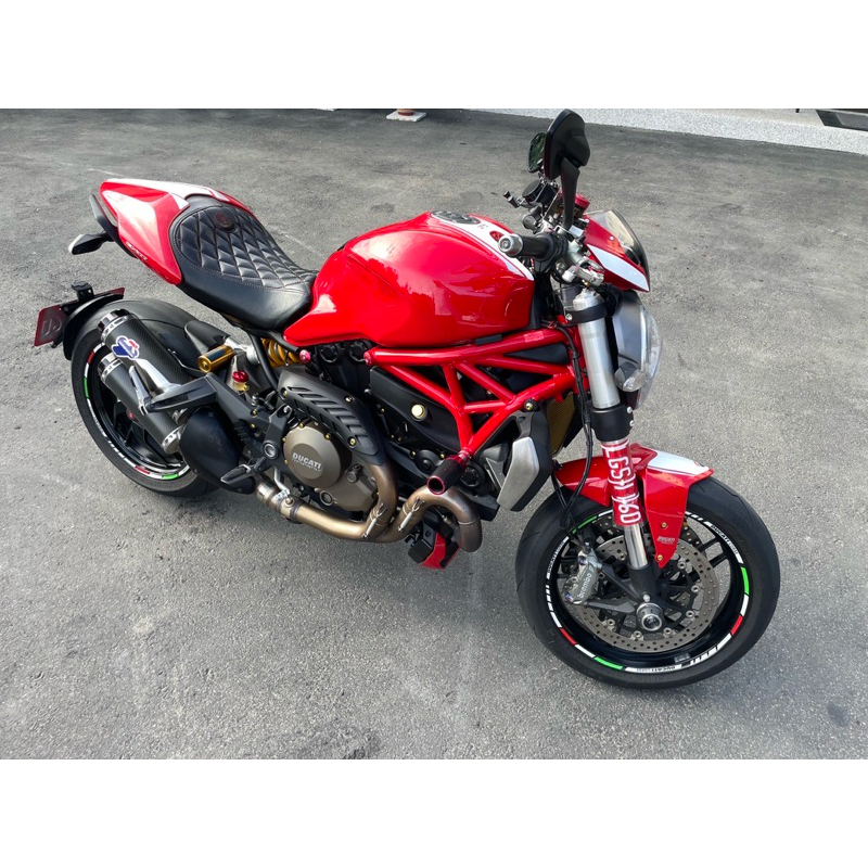杜卡迪重機DUCATI 1200 2016年式 頂配 MONSTER 後歐 防摔頭。頂級（二手重機）