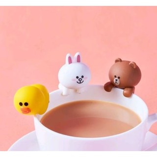 熊大 兔兔 杯緣公仔 立頓 LINE FRIENDS * Lipton 現貨 限量 全新